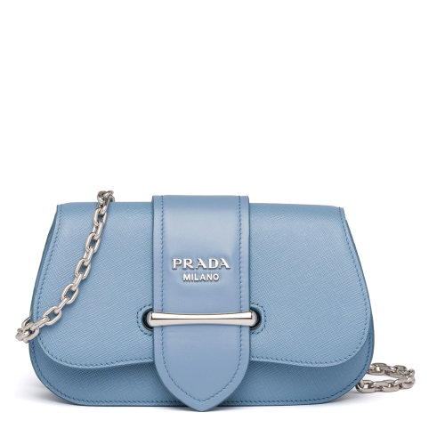 PRADA/普拉达 女士Prada Sidonie Saffiano皮革手袋链条包单肩包 1BD218_2EVU_V_CJG