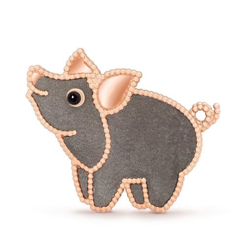 VCA梵克雅宝 22年秋冬 女士 胸针 Clip Lucky Animals Cochon VCARP7UO00