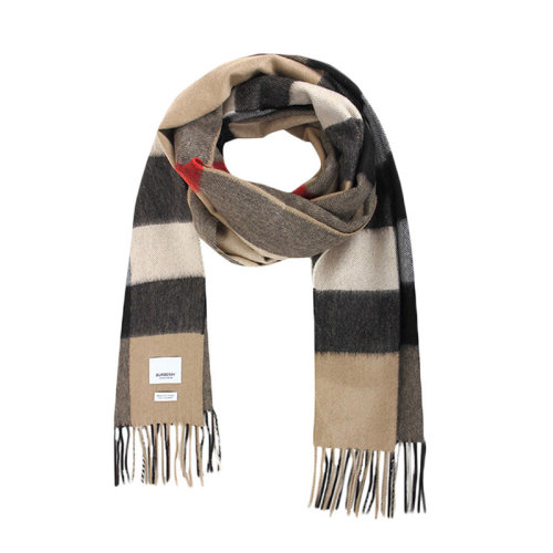 BURBERRY/博柏利 经典格纹男女通用款羊绒围巾80181751