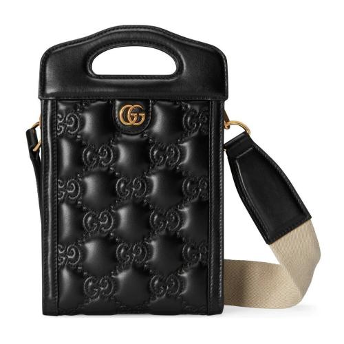  GUCCI古驰 22年秋冬 女士 GG Matelasse系列迷你手提包 723776 UM8HG 1046