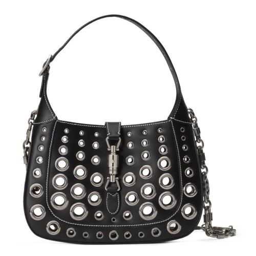  GUCCI古驰 22年秋冬 女士 Gucci HA HA HA特别系列Jackie 1961肩背包 703744 FAAW7 1079