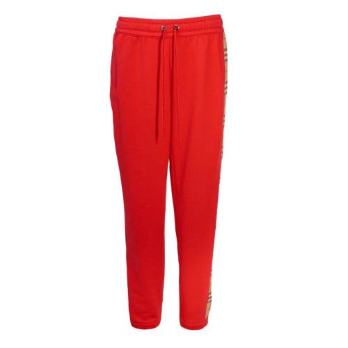  BURBERRY/博柏利 logo格纹拼接运动裤女款 80249551