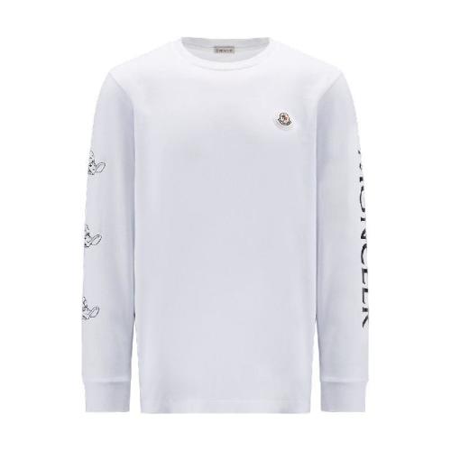  MONCLER蒙可蒙克莱 22年秋冬 男士 长袖T恤 Duck Motif Long Sleeve T-Shirt H20918D000088390