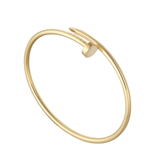CARTIER/卡地亚 JUSTE UN CLOU小号款18K金黄金手镯 B6062615