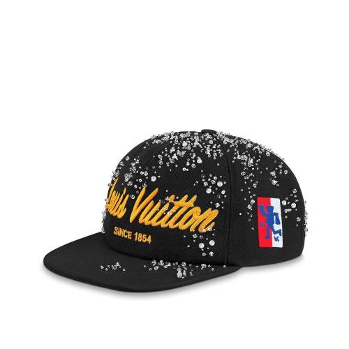 LV路易威登 22年秋冬 男士 帽子 LV SCRIPT CRYSTALS 帽子 MP3315 MP3314