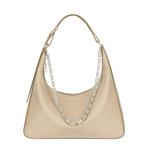 Givenchy/纪梵希 MOONCUT系列 女士中号HOBO米色牛皮革腋下包肩背手提包BB50LWB1A4-292