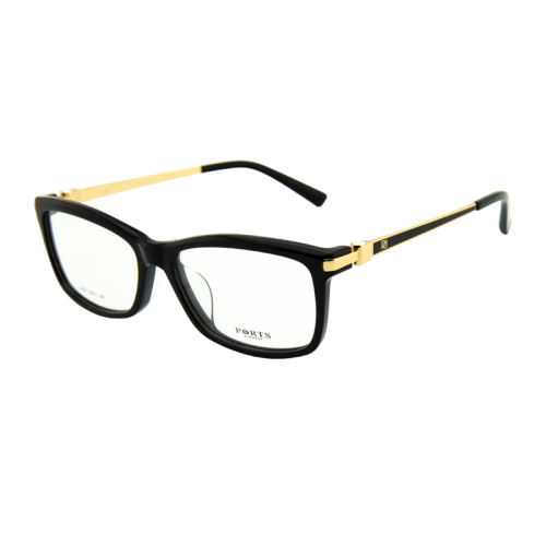 PORTS宝姿 时尚近视眼镜架 女 板材 合金 商务 经典 大框 白领 通勤 小脸镜框文艺复古潮POF13801