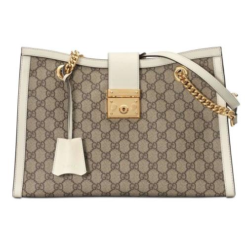  GUCCI古驰 22年秋冬 女士 Padlock系列GG中号肩背包 479197 KHNKG 9761 预定商品2-6周发货