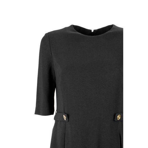  VERSACE/范思哲 女士黑色粘胶纤维连衣裙裙子 1003721 1A00701 1B000 PLFSX