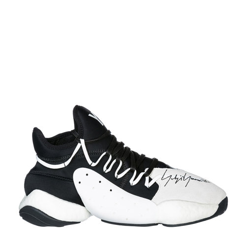 ADIDAS Y-3/阿迪达斯 男鞋男士系带低帮运动休闲鞋 BC0337 黑色/白色