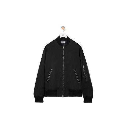  LOEWE罗意威 22年秋冬 男士 夹克 Bomber jacket in cotton H526Y01X14-1100
