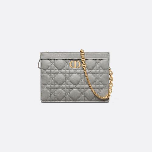  DIOR迪奥 22年秋冬 女士 单肩包 Dior Caro 拉链手拿包 S5106UWHC_M41G