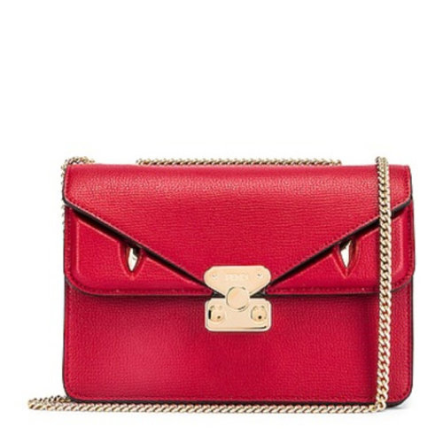 FENDI/芬迪 女士牛皮小怪兽眼睛图案时尚链条包单肩斜挎包