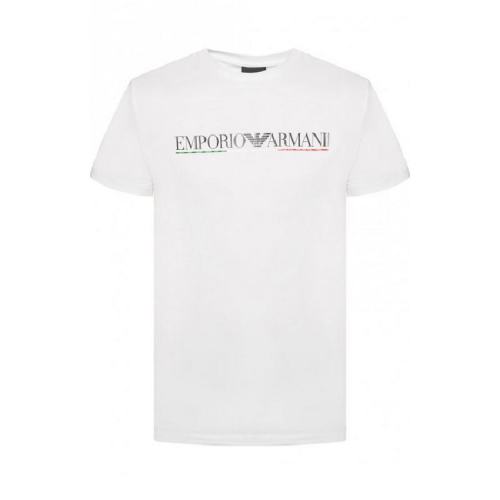  Emporio Armani/安普里奥阿玛尼 男士白色棉质短袖T恤 6Z1TE71J11Z0100 PLFSX