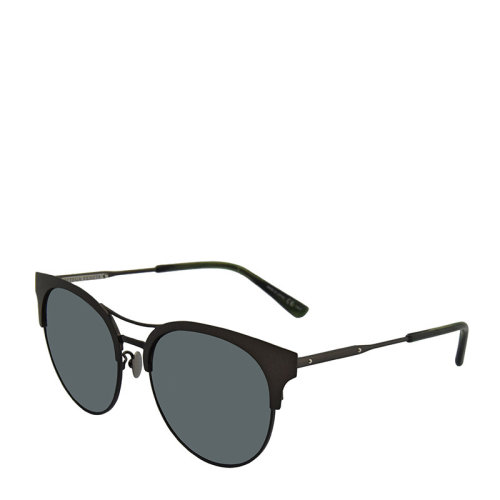 Bottega Veneta/葆蝶家 BV 男女同款银色反光镜片墨镜太阳镜眼镜 BV0091SK-003