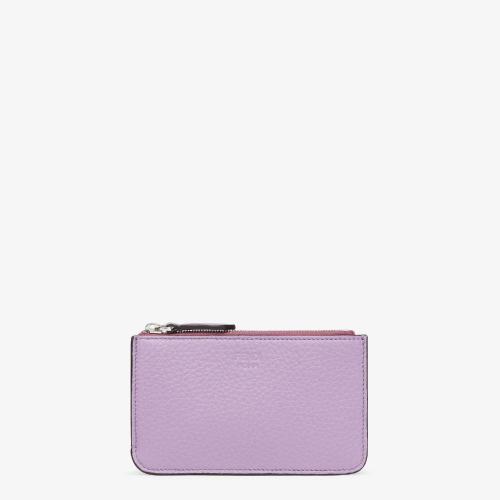  FENDI芬迪 22年秋冬 女士 手拿包 紫色皮革零钱包 8AP161A91BF1JN2