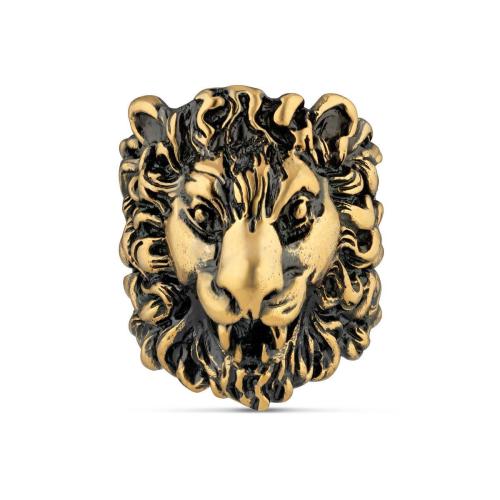  GUCCI古驰 22年秋冬 女士 狮头戒指 398601 I4600 8233