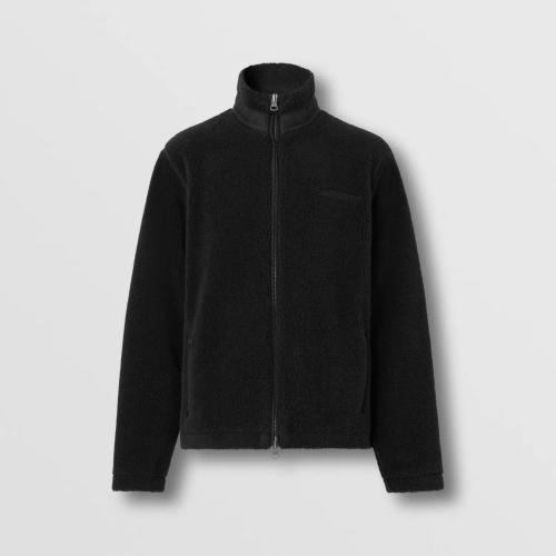  BURBERRY 22年秋冬 男士 橡木叶徽章刺绣绒头外套 80628141