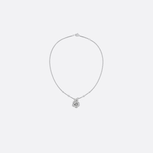  DIOR迪奥 女士 项链 中号 Rose Dior Bagatelle 项链 JBAG94026_0000 预定商品1-3周发货