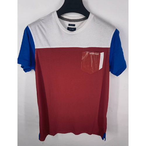 ARMANI JEANS/阿玛尼牛仔男装/男士T恤/男士短袖T恤AMH70 ZR WN瑕疵折扣