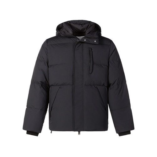 KENZO/高田贤三 男士锦纶鸭绒连帽羽绒服外套LOGO图案 5OU123 1NR