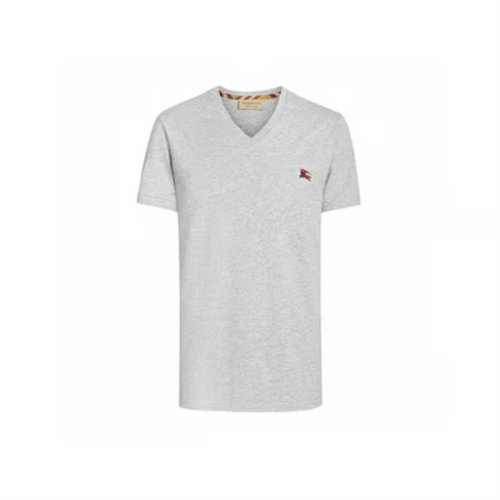 BURBERRY/博柏利 巴宝莉男装 男士 灰色棉质时尚短袖T恤 8003834