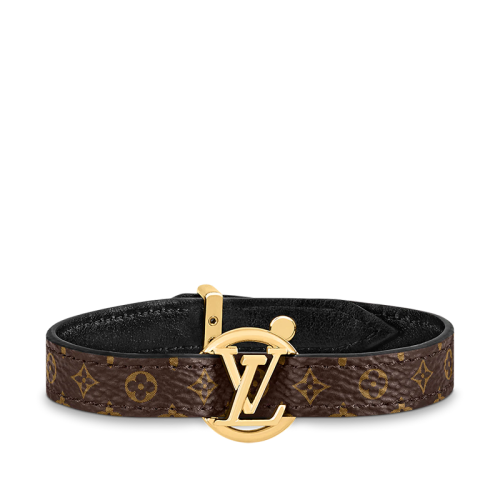 Louis Vuitton/路易威登 22春夏新款MY LV系列 老花帆布金扣手链M8045F