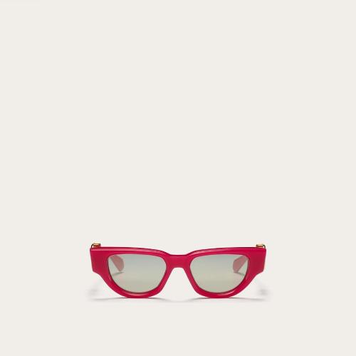  VALENTINO华伦天奴 22年秋冬 女士 太阳眼镜 II - LUNETTES OEIL-DE-CHAT EN ACéTATE A_VEC O