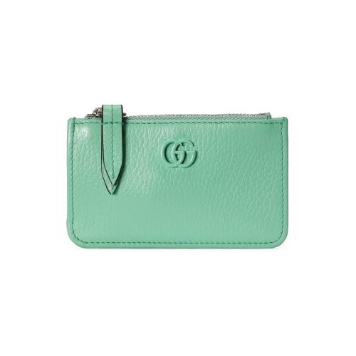  GUCCI古驰 22年秋冬 女士 GG Marmont系列钥匙扣卡包 701070 17WEF 3451