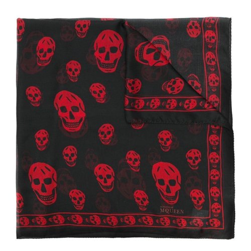 Alexander McQueen/亚历山大麦昆 男士印花围巾 多色可选