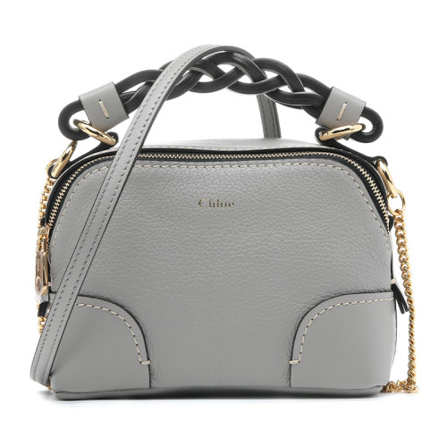 CHLOE/克洛伊21新品logo徽标牛皮革女士编织手提单肩包CHC20WS362C