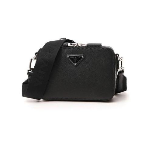  PRADA/普拉达 男士黑色牛皮单肩包 2VH070 9Z2 F0002 PLSX