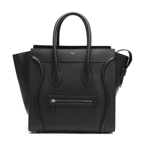 CELINE/赛琳 女士牛皮LUGGAGEMINI大号转鼓手提包笑脸包 189213DRU