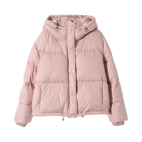 GeleiStory/GeleiStory加厚羽绒女神范连帽保暖防风冬季白鸭绒外套 女士外套 女士羽绒服