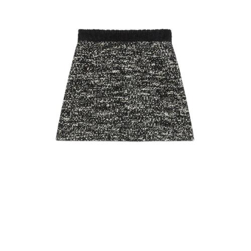  GUCCI古驰 22年秋冬 女士 羊毛马海毛A字半身裙 678914 XKB6S 1043