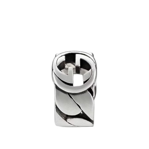 GUCCI/古驰  小号925纯银双G图案单边耳骨夹?675121J84000728