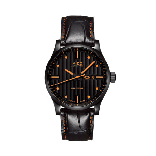 mido/美度 舵手系列橙舵夜光全自动机械男皮带表42.00毫米 M005.430.36.051.80