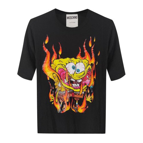 MOSCHINO/莫斯奇诺女装/女士T恤/女士短袖T恤EJ07080544（瑕疵折扣）