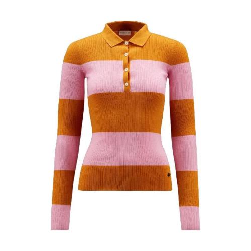  MONCLER蒙可蒙克莱 22年秋冬 女士 长袖Polo Wool Polo Shirt H20949A00002M2279P35