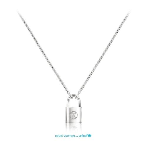  LV路易威登 22年秋冬 男士 项链 LOCKIT 925银项链 Q93559 预定商品2-8周发货