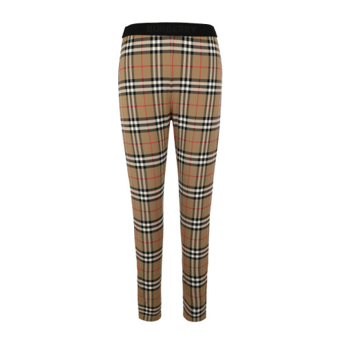 BURBERRY/博柏利经典格纹松紧腰女士打底裤8032878