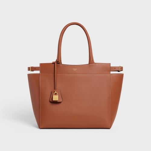  CELINE赛琳思琳 22年秋冬 女士 手提包 MEDIUM CABAS BOURGEOIS VEAU LISSE 199773EHS.04LU