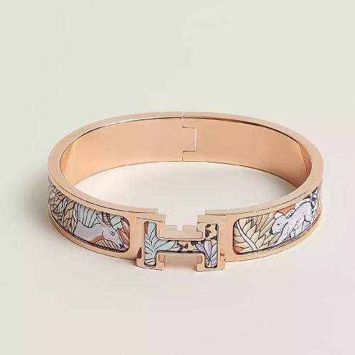  HERMES爱马仕 22年秋冬 女士 手镯 Bracelet Clic H Animaux Camoufles H702417FOD1GM