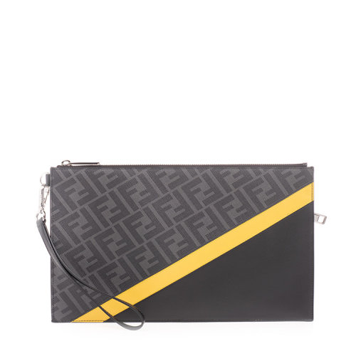 FENDI/芬迪 扁平手拿包 合成革/牛剖层革/牛皮革 7N0110A9XS