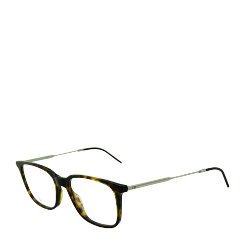 DIOR/迪奥 时尚 休闲 方形 哈瓦那色 板材 全框 男女款 光学镜架 近视 眼镜框 眼镜架 BLACKTIE232 52/54mm DIOR 迪奥