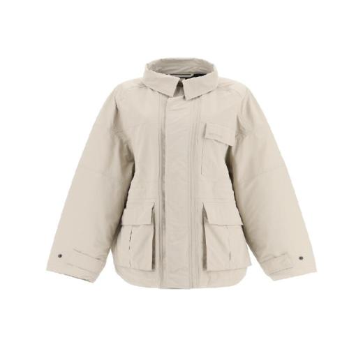 Balenciaga/巴黎世家 女士米色棉质风衣 663016 TKO31 9710