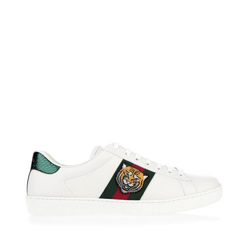 GUCCI/古驰 Ace系列男士刺绣运动鞋 457132 02JP0