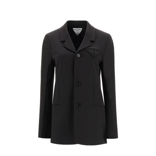 Bottega Veneta/葆蝶家 宝缇嘉女装 时尚百搭 女士棕色西服外套 636453V02W02113 HKY0034C