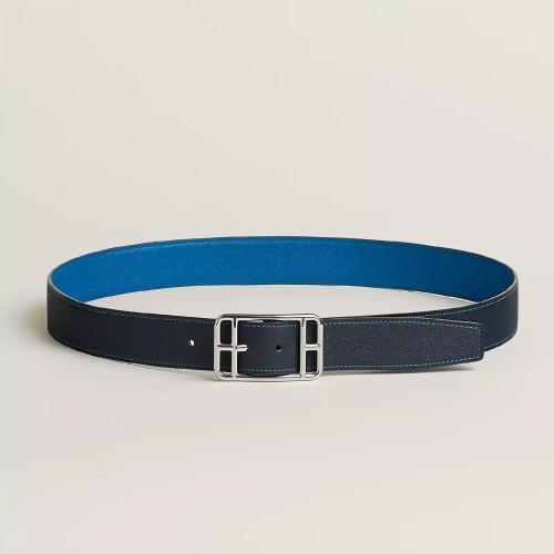  HERMES爱马仕 22年秋冬 男士 腰带 Ceinture reversible Cape Cod 32 H081687CKAJ085