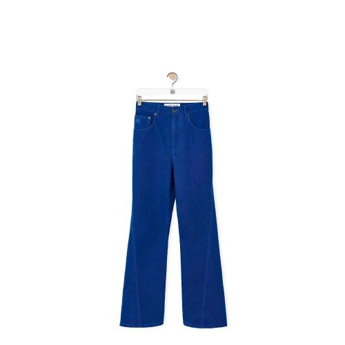  LOEWE罗意威 22年秋冬 女士 牛仔裤 Twisted jeans in denim S540Y11X12-1770